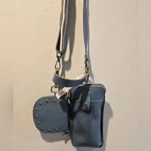 MSRP $88 NEW We The Free Clean Lines Double Pouch Crossbody | SAME DAY SHIP - Picture 2 of 6